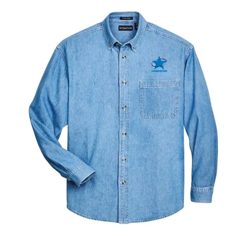 Mens Long Sleeve Denim