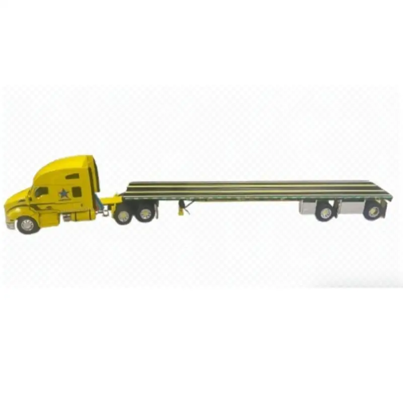 Kenworth T680 1/64 Scale with Flatbed Trailer
