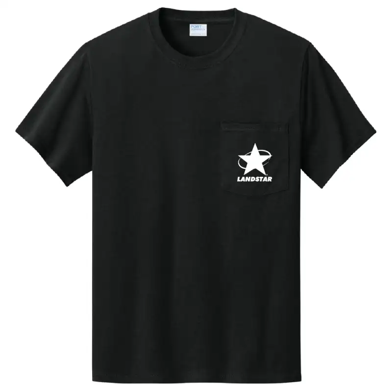 Black Pocket Tee